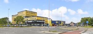 Kantoorgebouw Ankerstyn en vestiging van Kwantum aan de Joan Muyskenweg in Amsterdam.